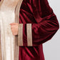 Hushy Velvet Kaftan - Burgundy - Hushy Wear