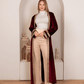 Hushy Velvet Kaftan - Burgundy - Hushy Wear