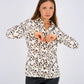 Leopard Print Basic Shirt featuring a classic button-down design, relaxed fit, and timeless animal print for a bold and versatile look.