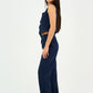 Navy Classic Vest & Pleated Straight Pants Set - Hushy Wear