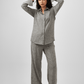 Oversized Linen Gray Shirt - Hushy Wear