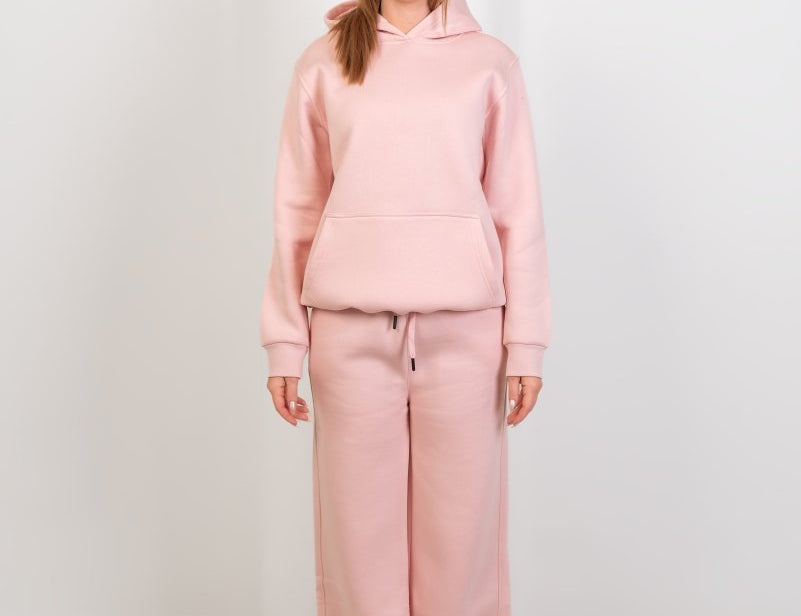 Pink Hoodie (Top Only) - Hushy Wear