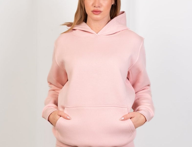 Pink Hoodie (Top Only) - Hushy Wear