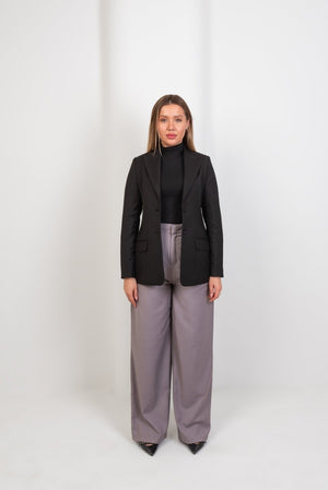 Premium Classic Trouser - Gray - Hushy Wear