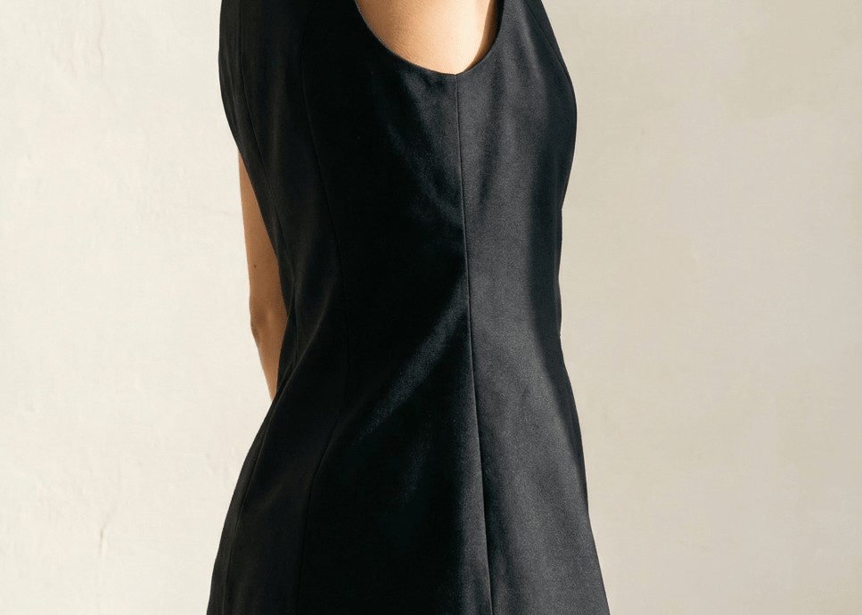 Premium V - Line Vest & Pants Set - Black - Hushy Wear