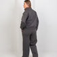 Relaxed Fit Half - Zip Sweater & Pants Set – Gray - Hushy Wear