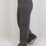 Relaxed Fit Half - Zip Sweater & Pants Set – Gray - Hushy Wear