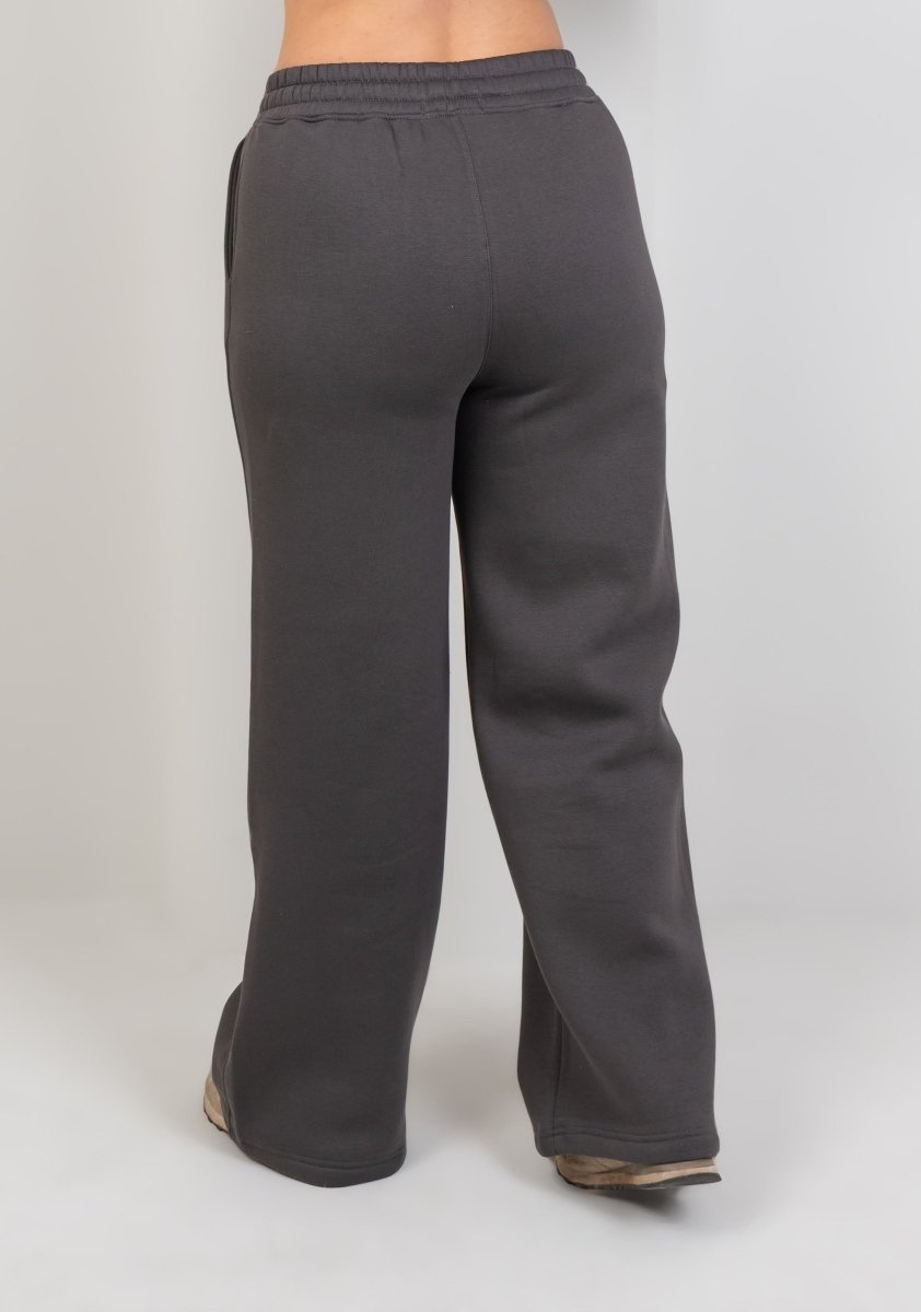 Relaxed Fit Half - Zip Sweater & Pants Set – Gray - Hushy Wear