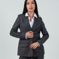 Relaxed Fit Two Button Blazer (Blazer Only) - Gray - Hushy Wear