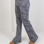 Relaxed Fit Washed Pants – Charcoal Grey - Hushy Wear