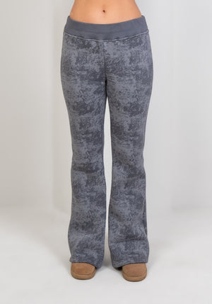 Relaxed Fit Washed Pants – Charcoal Grey - Hushy Wear