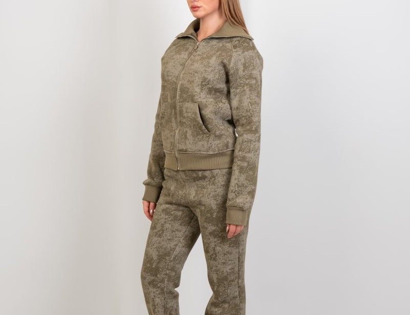 Relaxed Fit Washed Pants – Olive - Hushy Wear