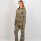 Relaxed Fit Washed Pants – Olive - Hushy Wear