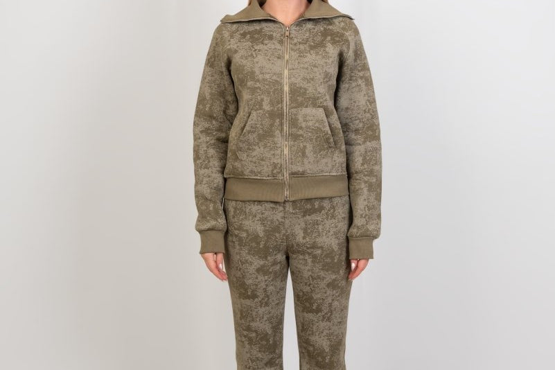 Relaxed Fit Washed Pants – Olive - Hushy Wear