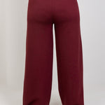 Relaxed Straight Sweatpants - Burgundy - Hushy Wear