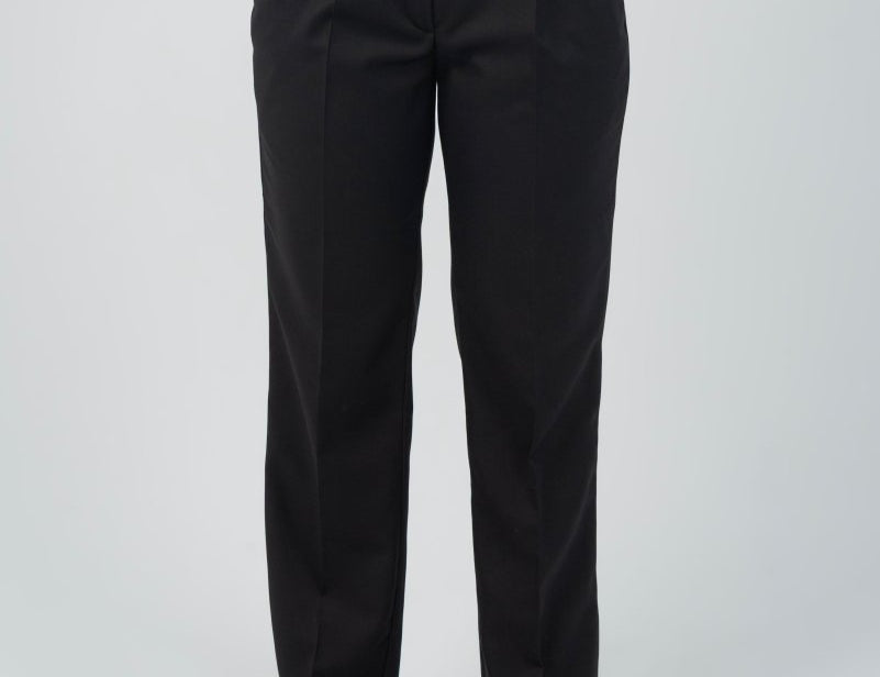 Straight Classic Trouser - Black - Hushy Wear