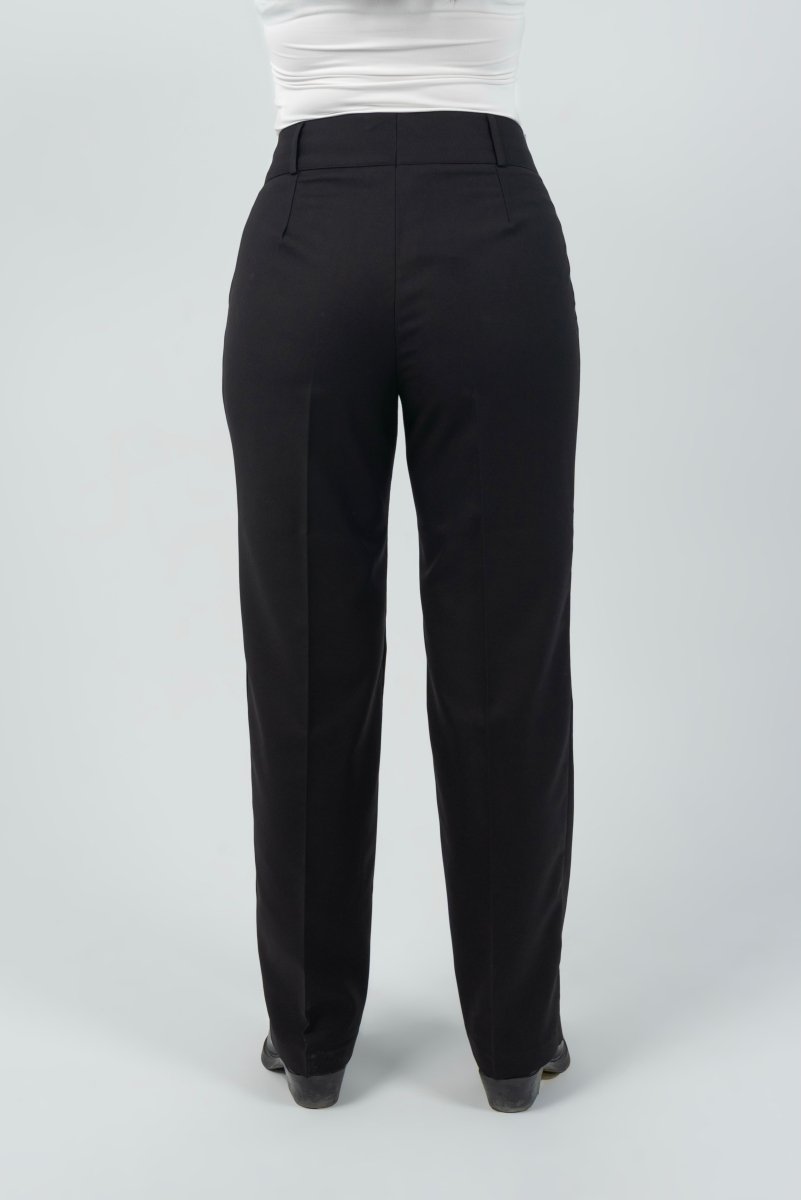 Straight Classic Trouser - Black - Hushy Wear