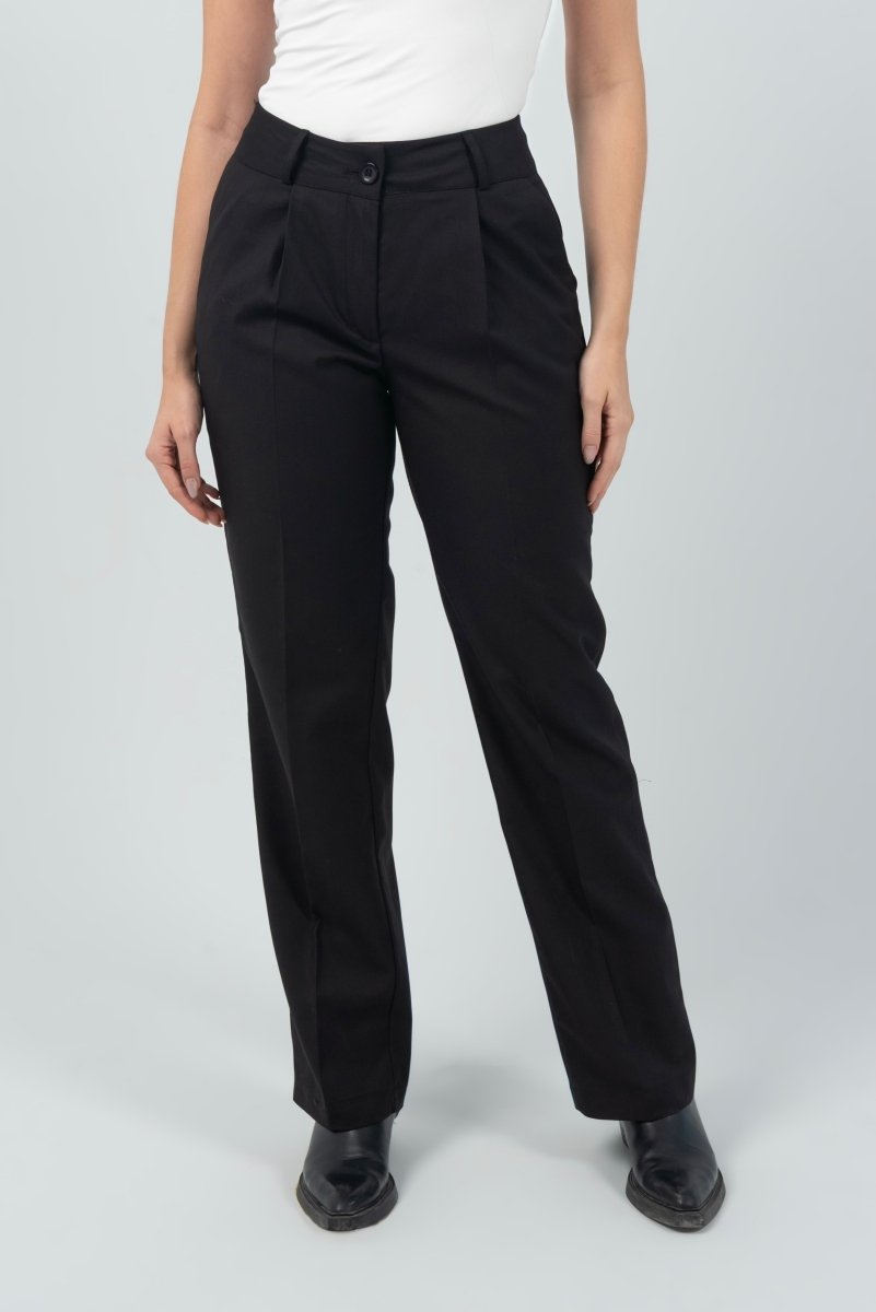 Straight Classic Trouser - Black - Hushy Wear