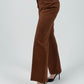 Straight Suede Classic Trouser - Hushy Wear