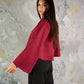 Suede Top - Maroon - Hushy Wear