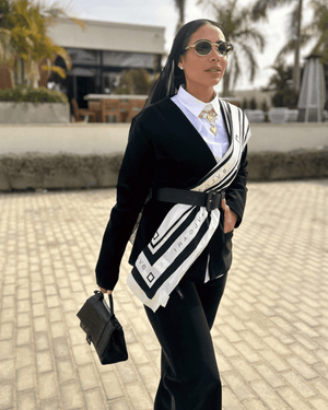 Tailored Leather Velvet Suit Set – Black - Hushy Wear