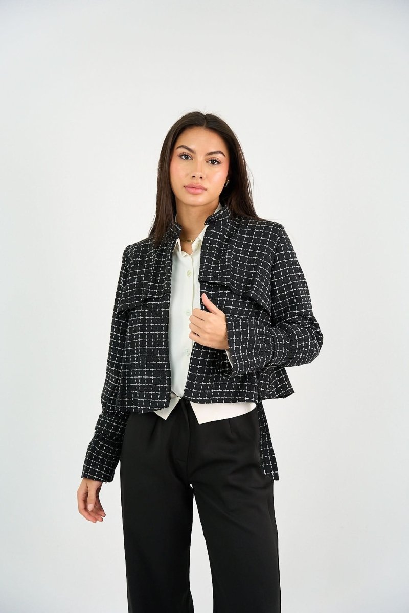 Trench Jacket - Tweed - Hushy Wear