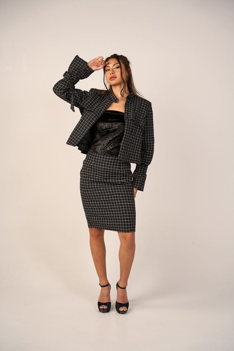 Trench Jacket - Tweed - Hushy Wear