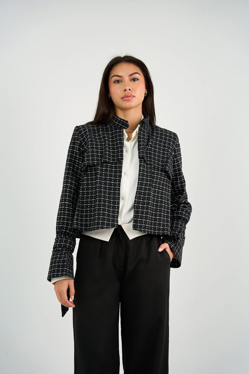 Trench Jacket - Tweed - Hushy Wear
