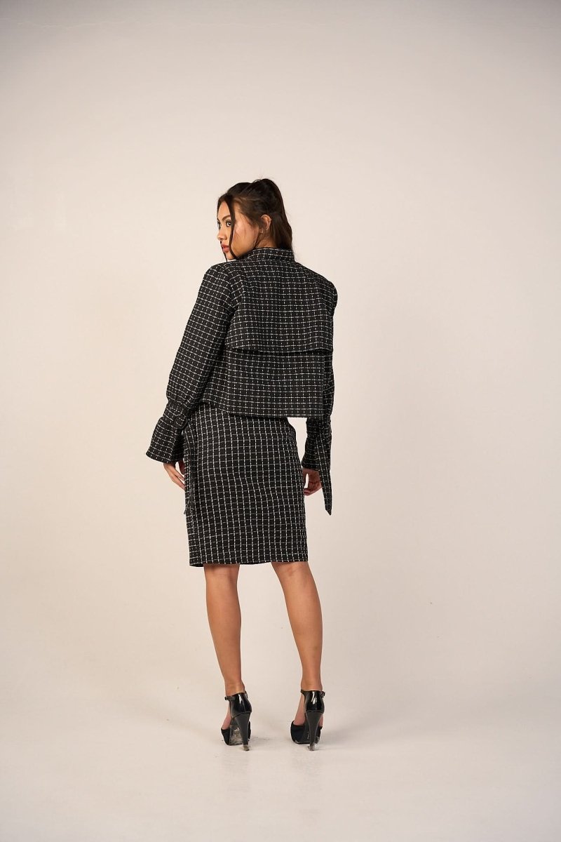 Trench Jacket - Tweed - Hushy Wear