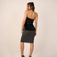 Velvet Strapless Tube Top - Black - Hushy Wear