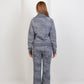Vintage Wash Zip - Up Top – Charcoal Grey - Hushy Wear