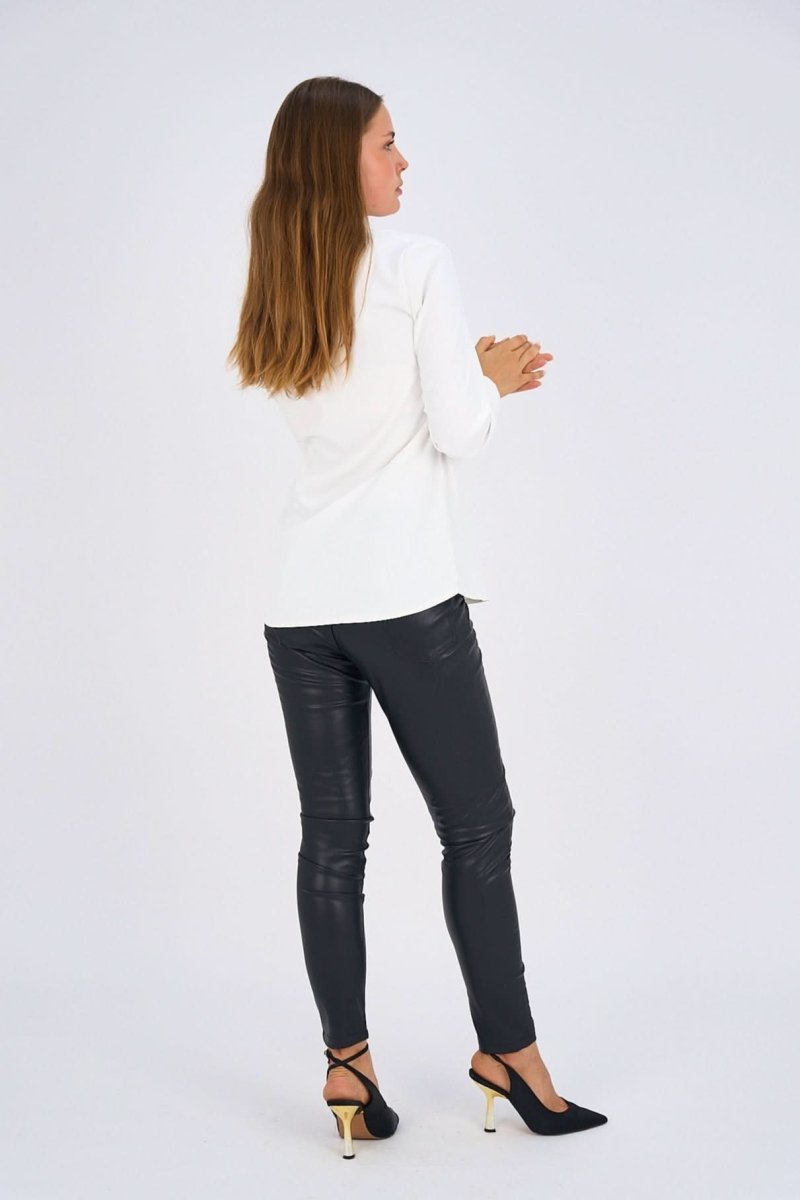White Basic Shirt - Hushy Wear
