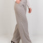 White High - Waist Wool Classic Trousers - Hushy Wear