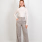 White High - Waist Wool Classic Trousers - Hushy Wear