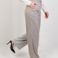 White High - Waist Wool Classic Trousers - Hushy Wear