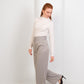 White High - Waist Wool Classic Trousers - Hushy Wear