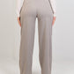 White High - Waist Wool Classic Trousers - Hushy Wear