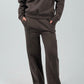 Wide - Leg Lounge Sweatpants – Charcoal - Hushy Wear