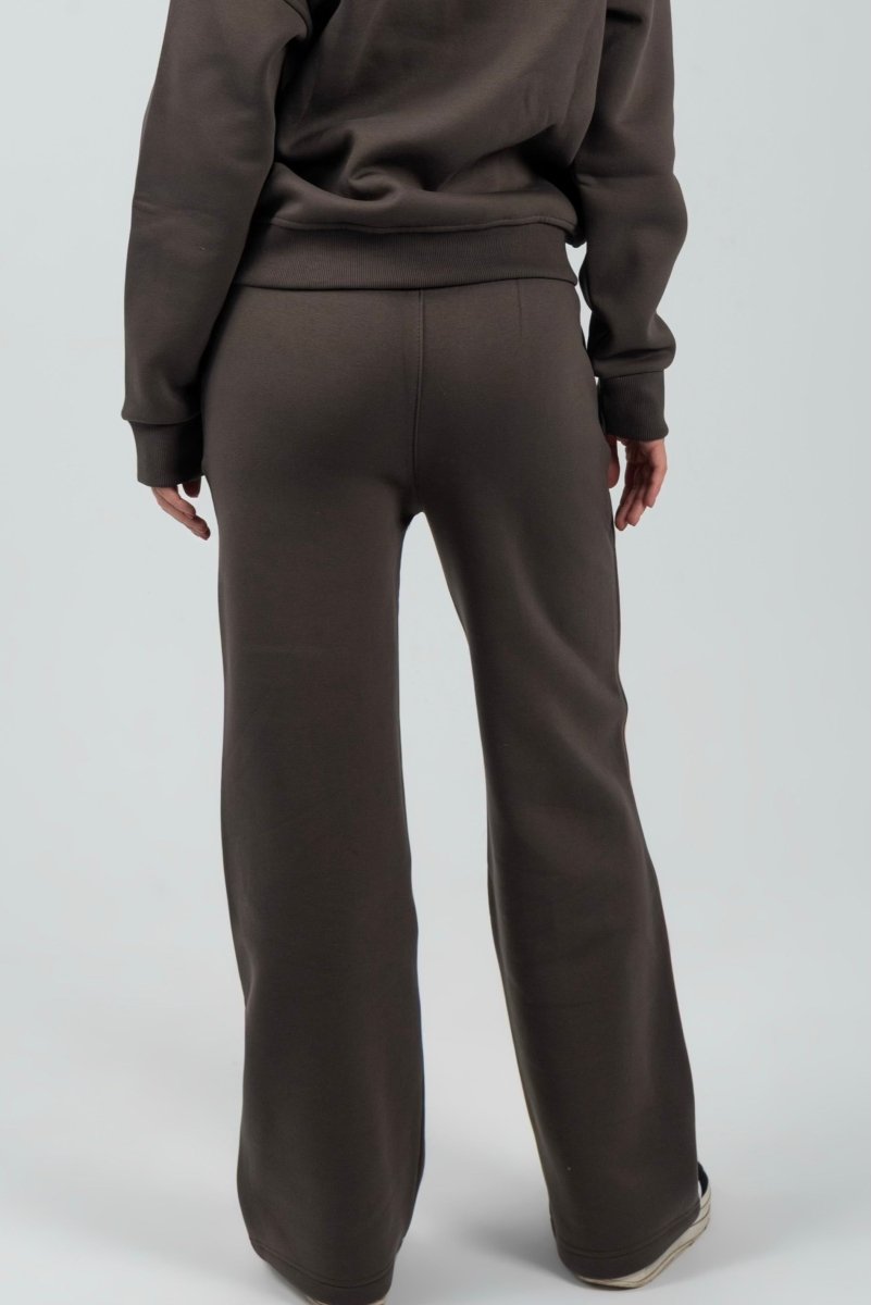 Wide - Leg Lounge Sweatpants – Charcoal - Hushy Wear