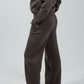 Wide - Leg Lounge Sweatpants – Charcoal - Hushy Wear